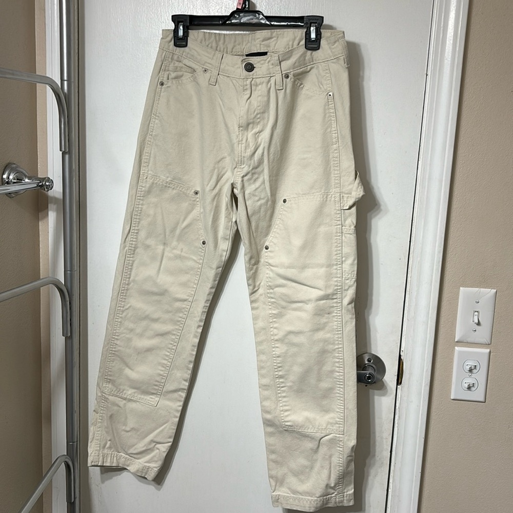 Off white carpenter style pants